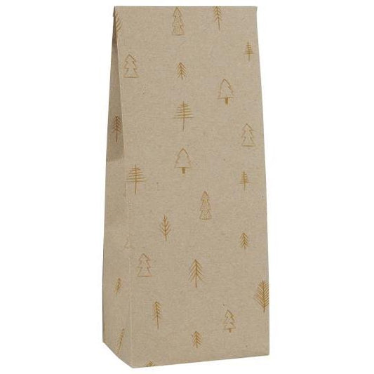 Buntfalttüte "golden forest" Kraftpapier mit Golddruck