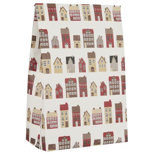Buntfalttüte "Weihnachtsstadt"