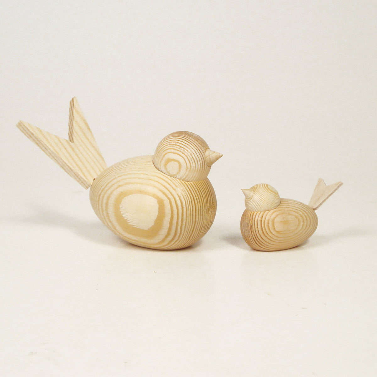 Deko Holzvogel mini, natur - athomewithpaula