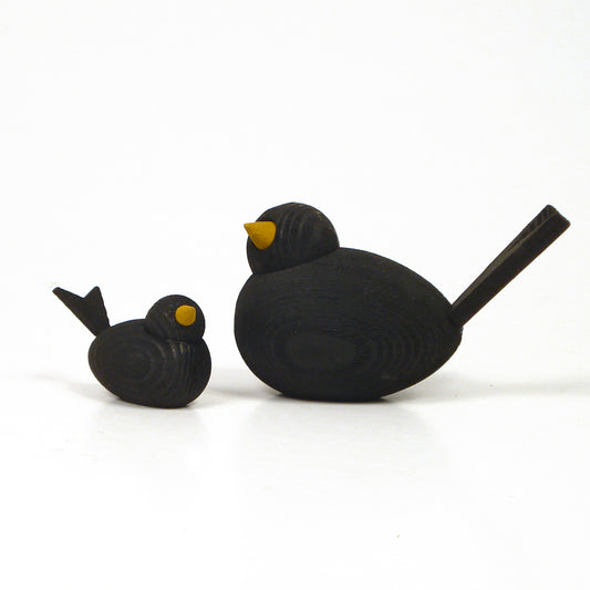 Deko Holzvogel mini, schwarz - athomewithpaula