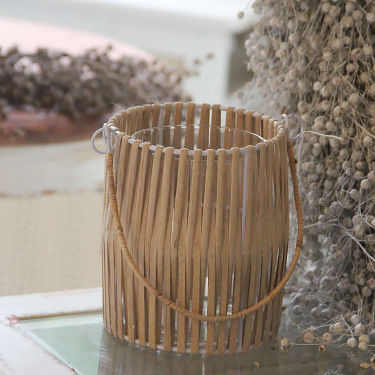 Glas umwickelt M - athomewithpaula