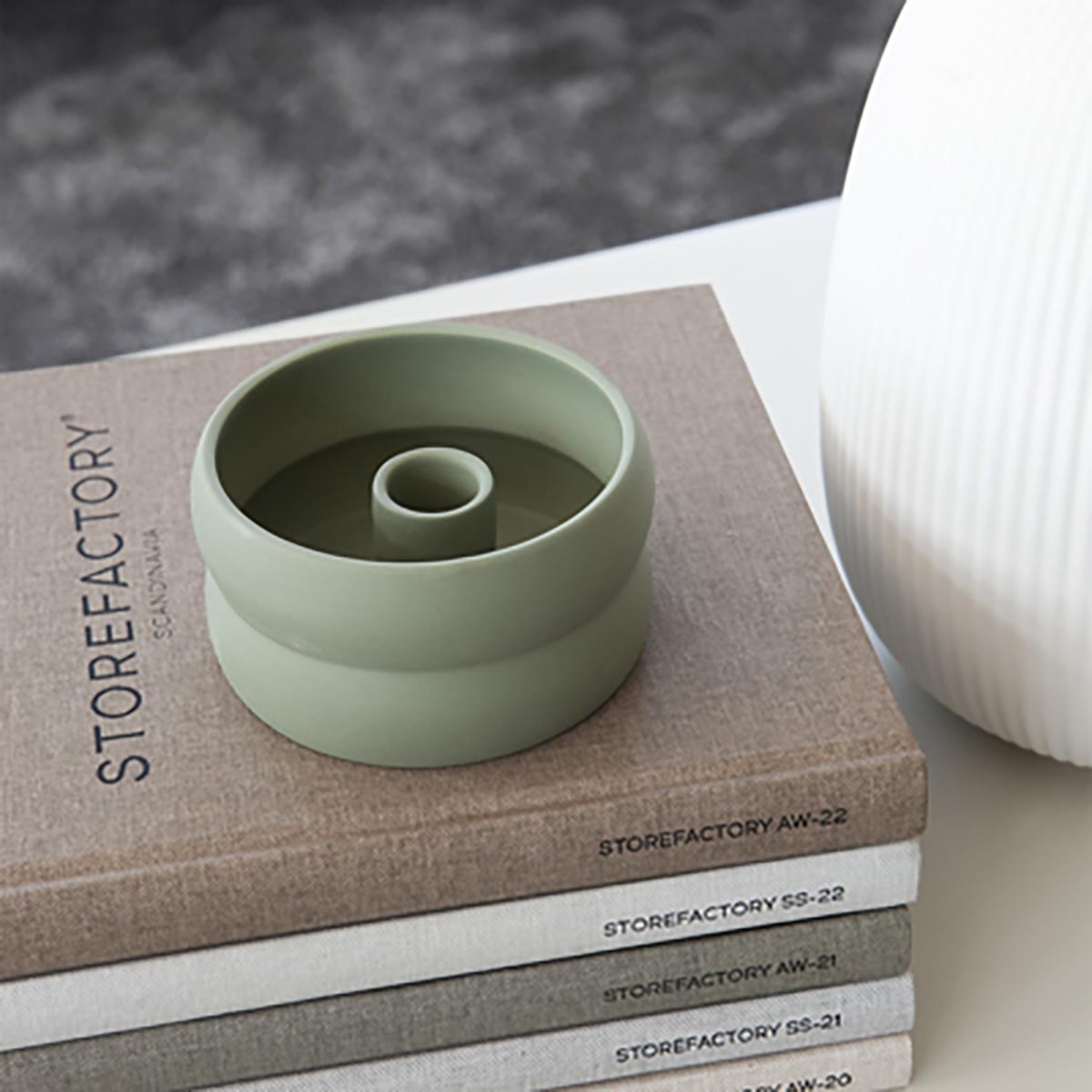 Bolmen - Grüner mini Kerzenhalter - athomewithpaula