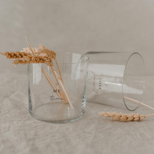 Trinkglas im 2er Set Selflove schwarz - athomewithpaula