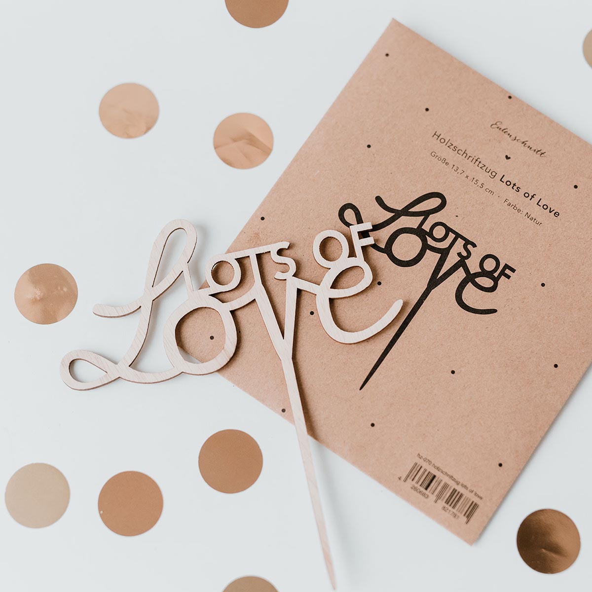 Cake Topper Lots of Love - athomewithpaula