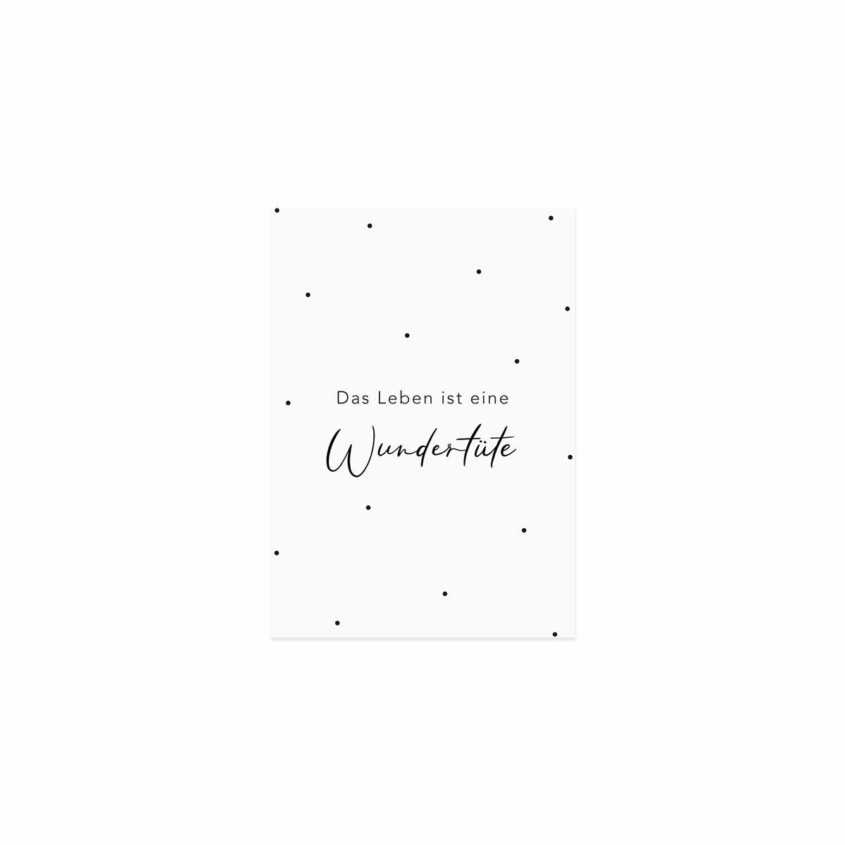 Spruchkarte Wundertüte - athomewithpaula