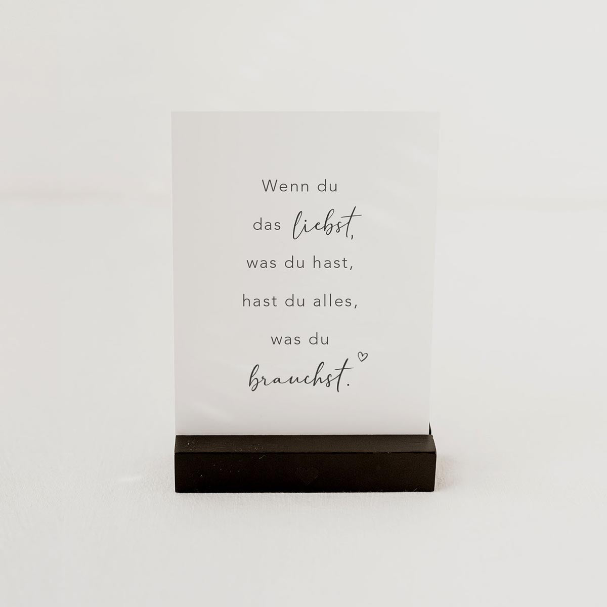 Spruchkarte Alles was du brauchst - athomewithpaula