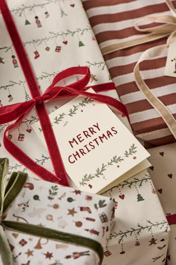 Velourband auf Spule bordeaux