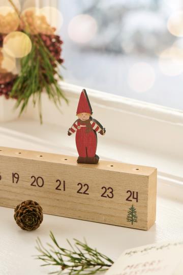 Weihnachtskalender mit Wichtelmännchen