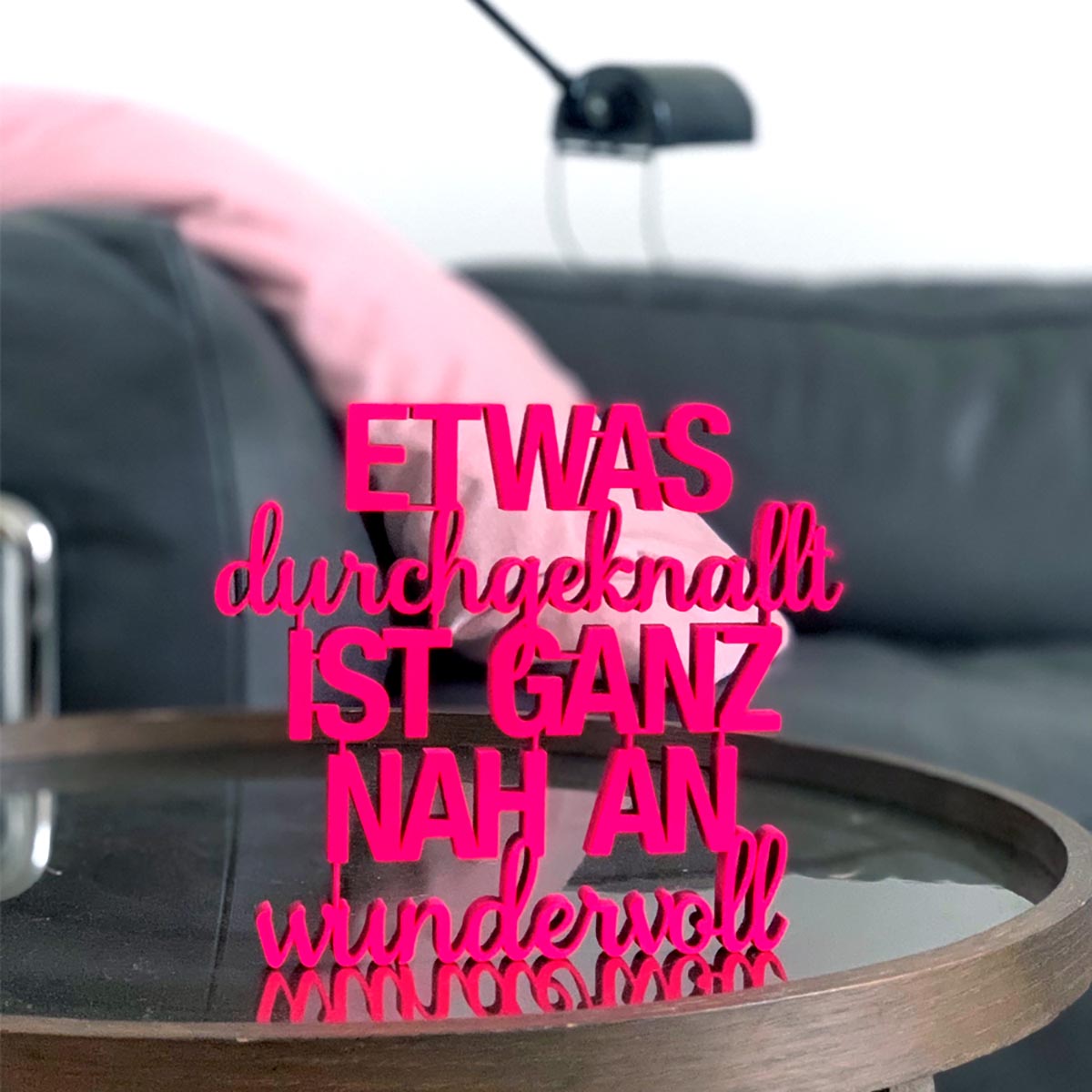Etwas durchgeknallt ist ganz nah an wundervoll - athomewithpaula