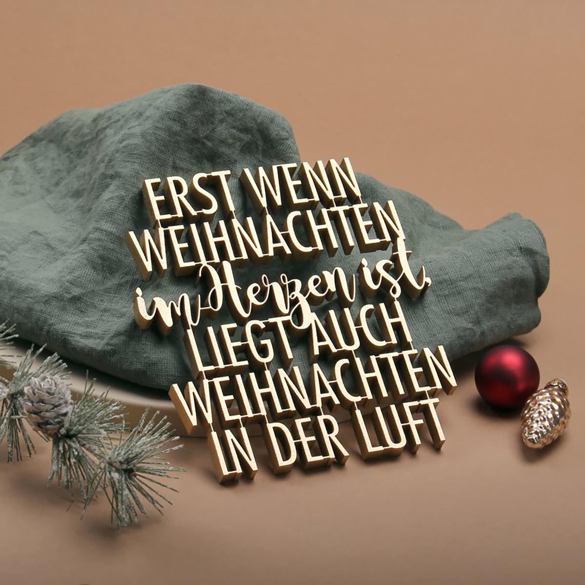 Erst wenn Weihnachten im Herzen ist, liegt auch Weihnachten in der Luft - athomewithpaula
