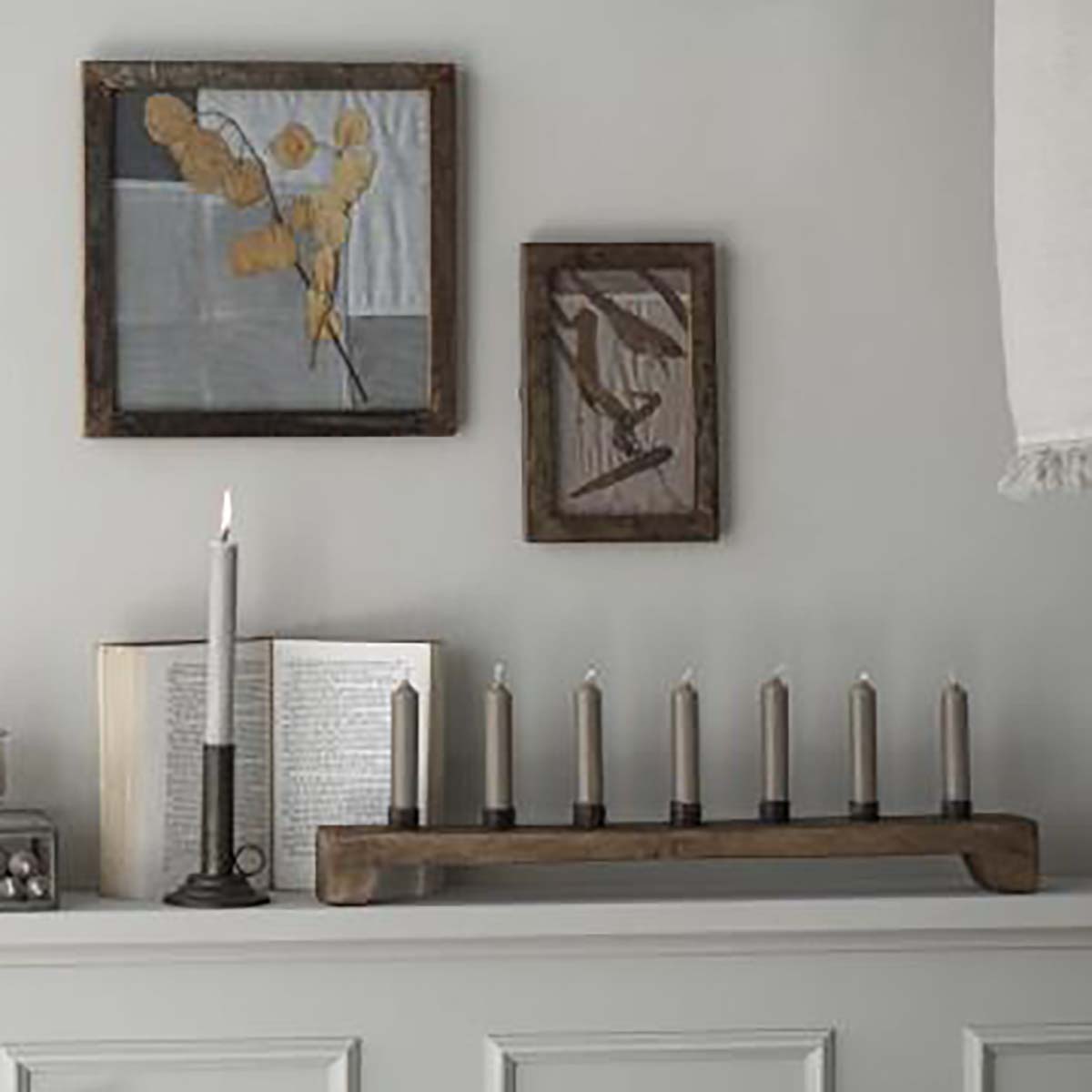 Kerzenhalter für 7 Stabkerzen UNIKA - athomewithpaula