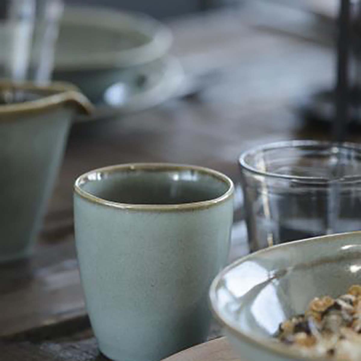 Becher ohne Henkel Light Blue Dunes - athomewithpaula