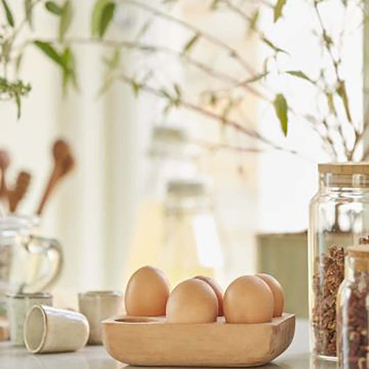Eierhalter für 6 Eier Akazienholz - athomewithpaula