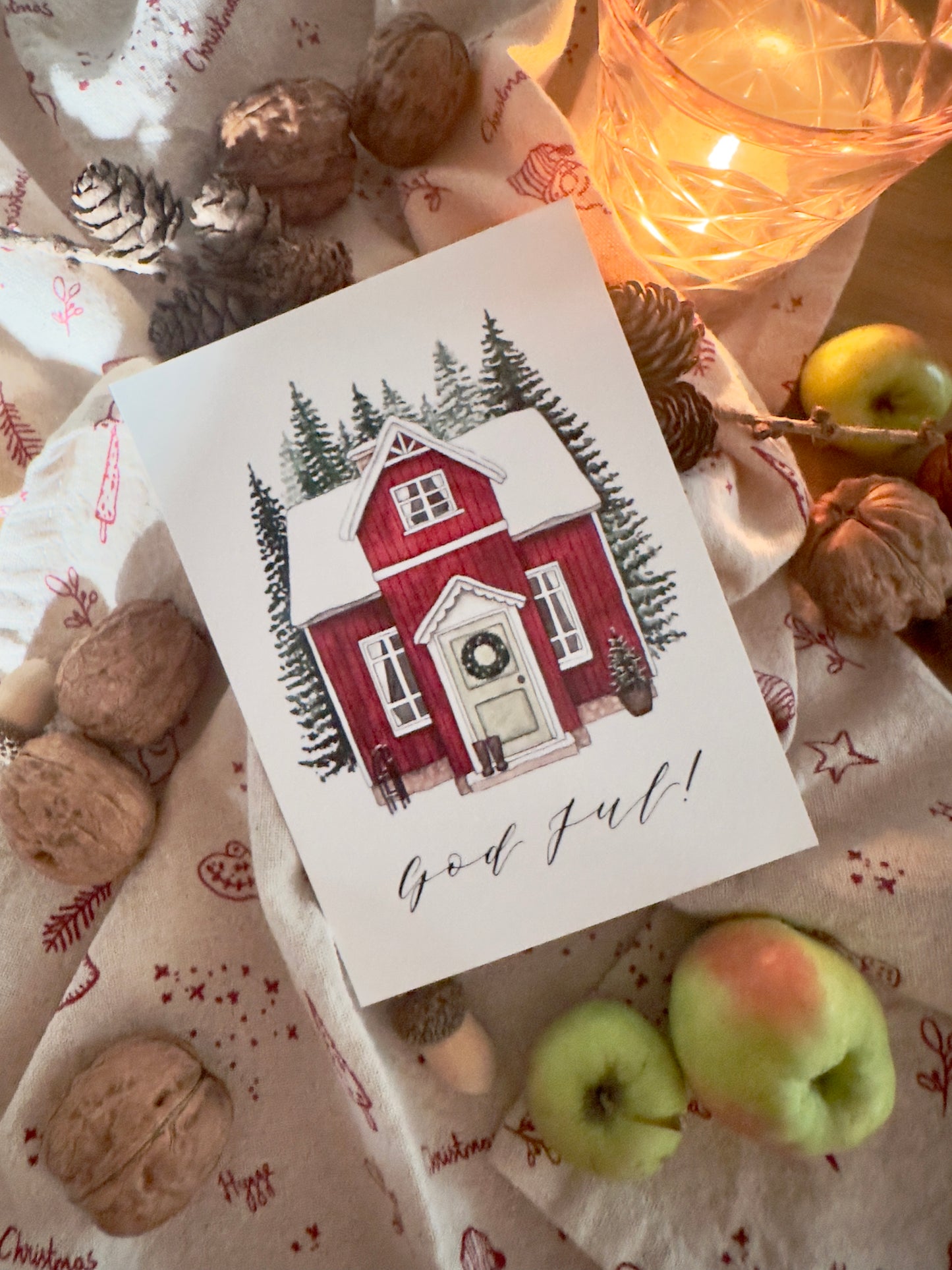 Postkarte A6 "SCHWEDENHAUS"