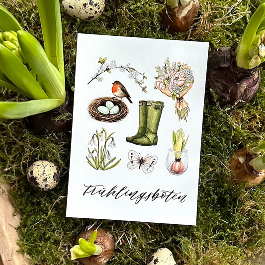 Postkarte A6 "FRÜHLINGSBOTEN"