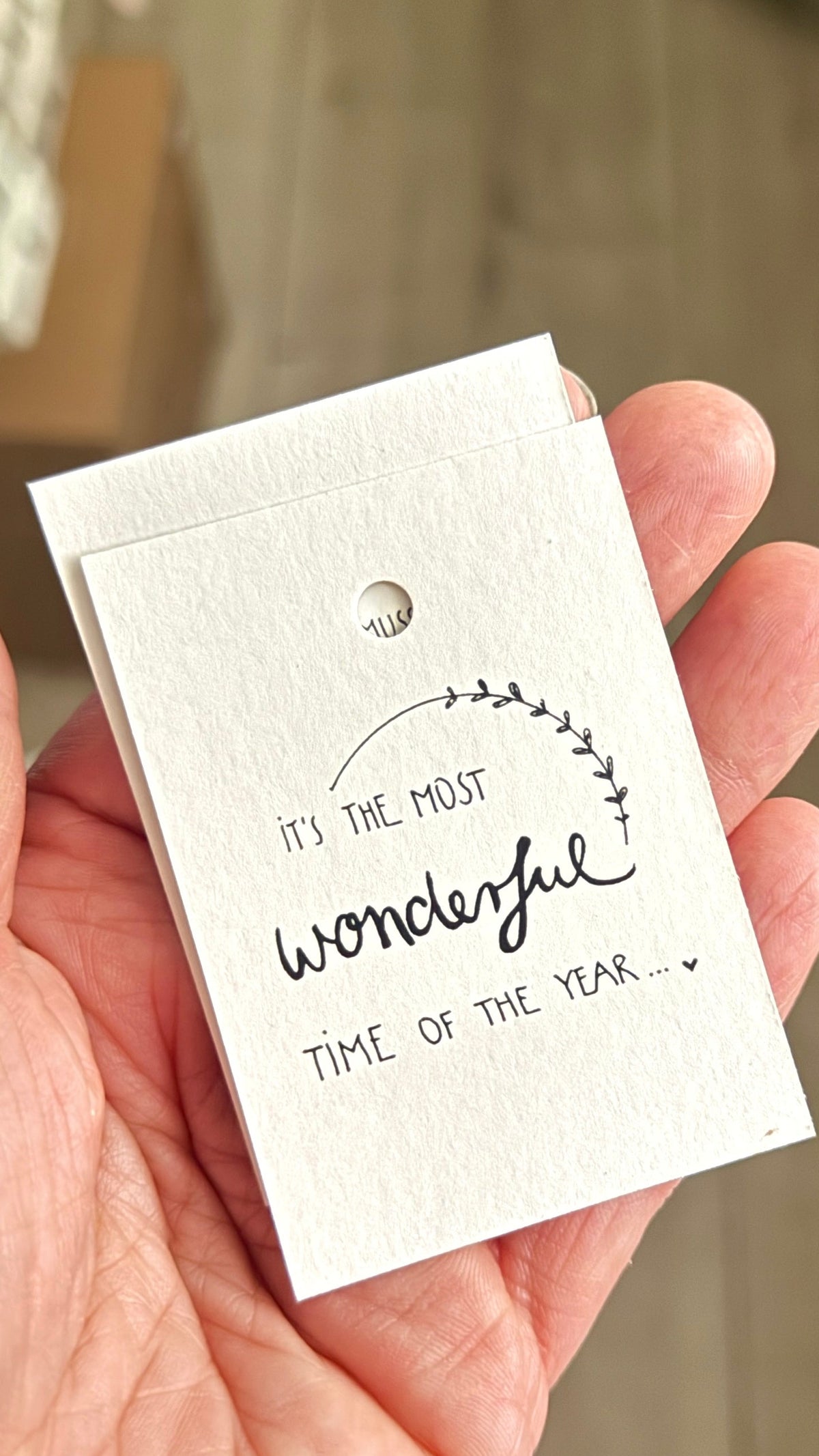 Slowlay Geschenkanhänger - It’s the most wonderful Time - athomewithpaula