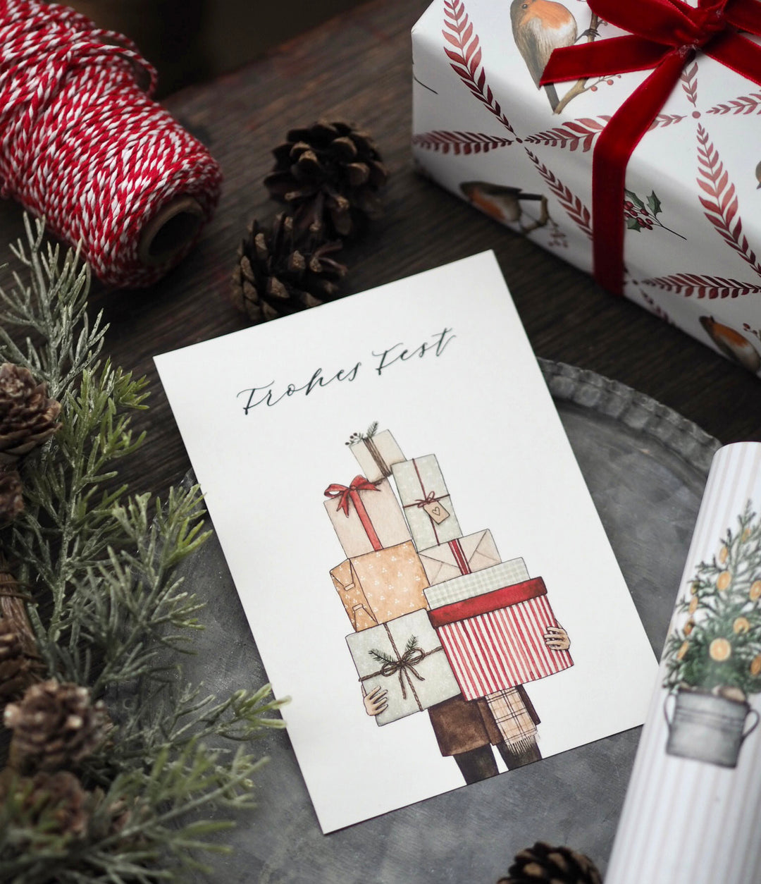 Postkarte "Geschenkeberg"