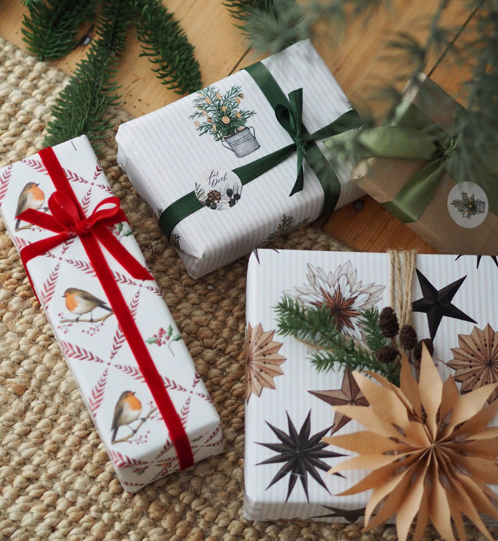 Geschenkpapier "Papiersterne"