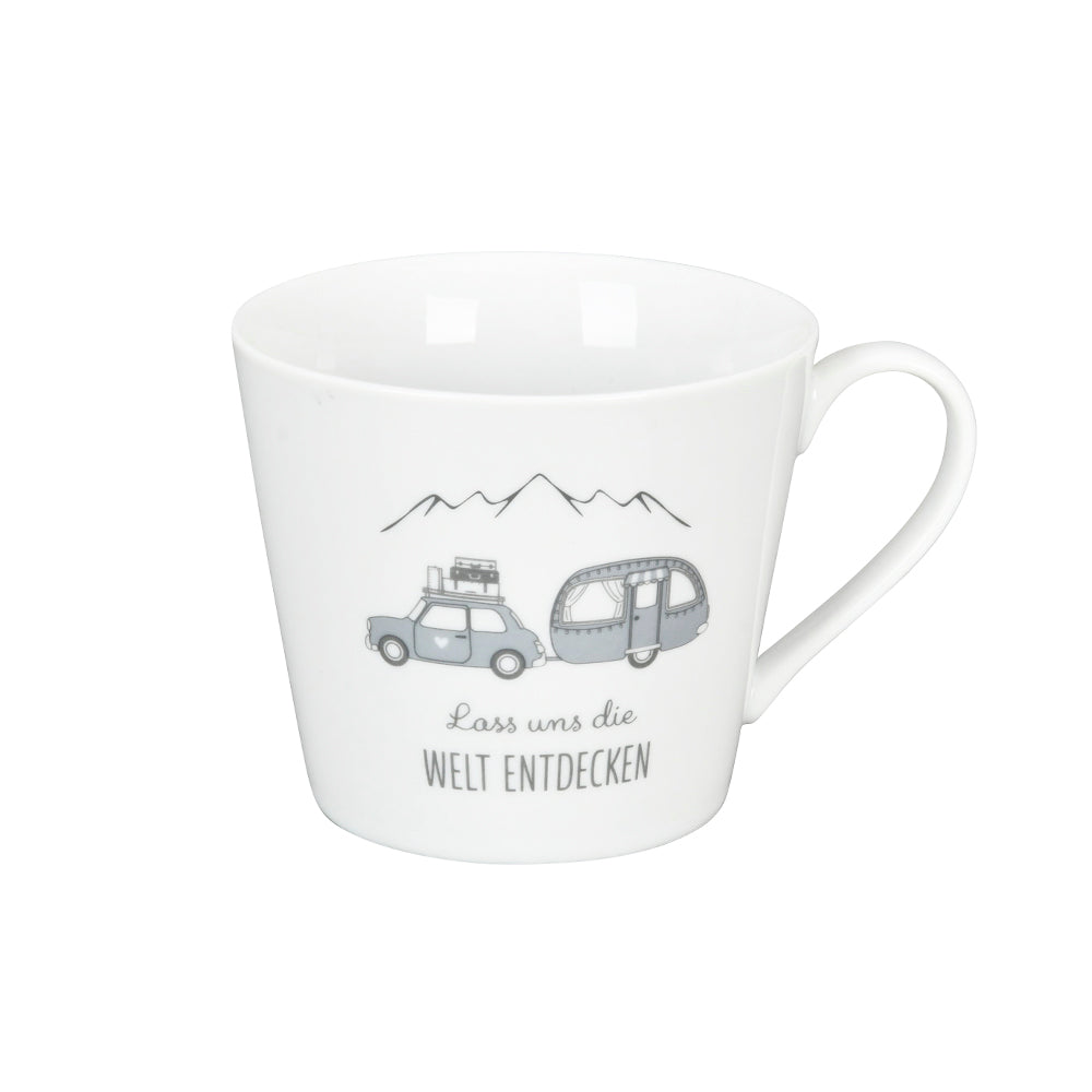 Krasilnikoff Happy Cup "Lass uns die Welt entdecken"
