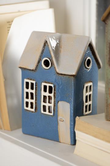 Haus für Teelicht Nyhavn rundes Dachfenster