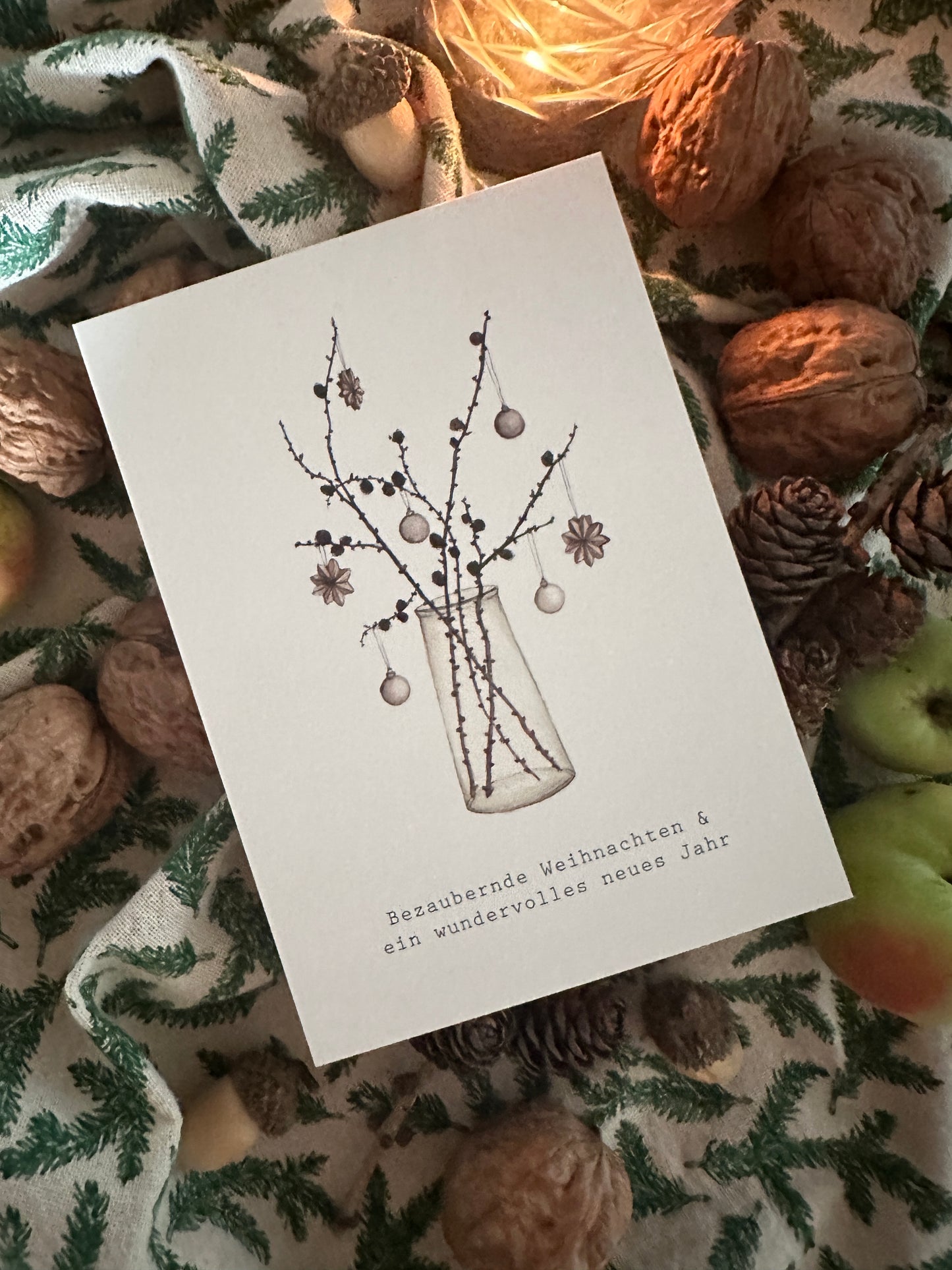 Postkarte A6 "WEIHNACHTSZWEIGE"