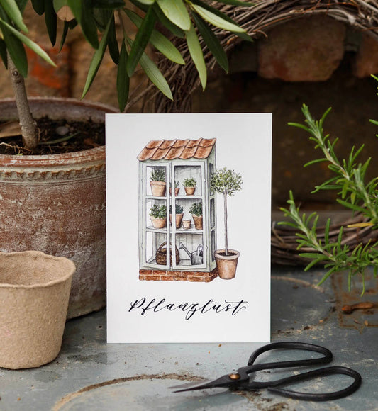 Postkarte "Pflanzlust"