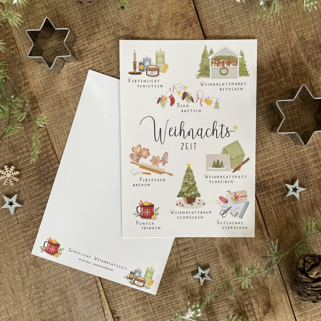 Ann &Jan „Gemütliche Weihnachtszeit“ – Weihnachtsmotive - athomewithpaula