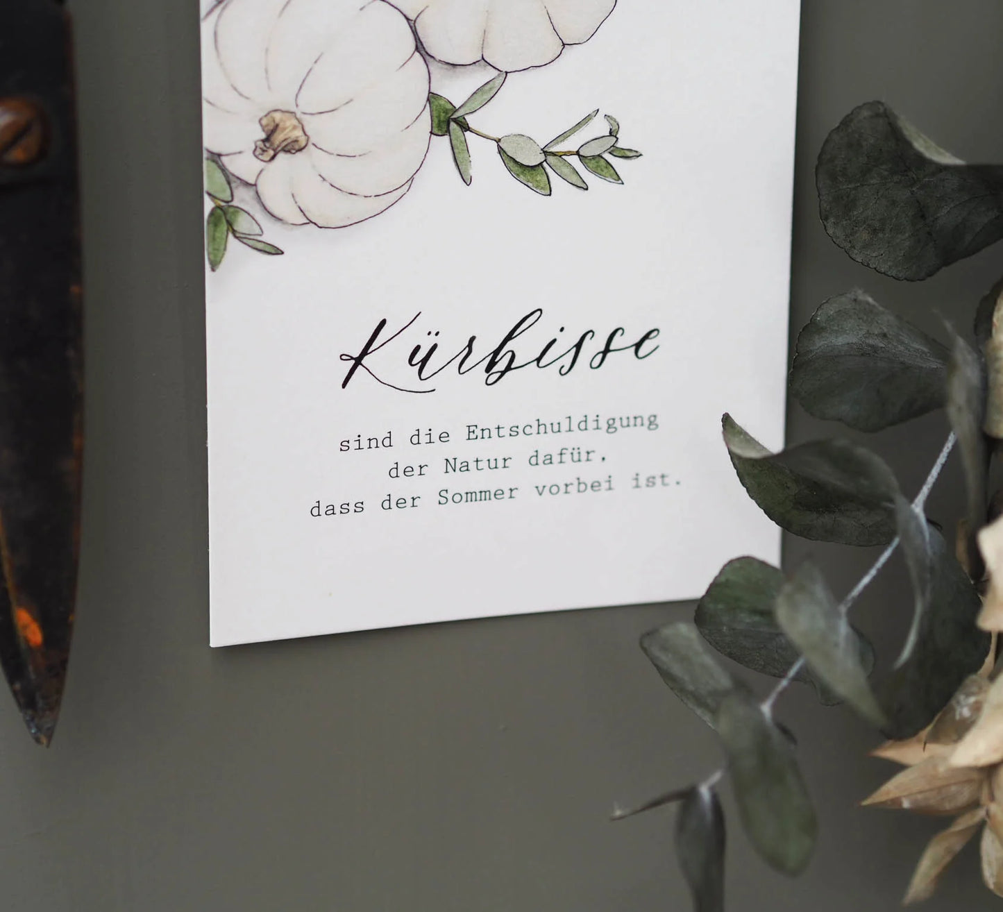 Postkarte A6 "KÜRBISSE"