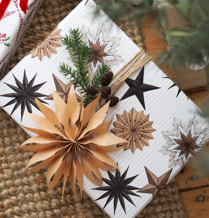 Geschenkpapier "Papiersterne"