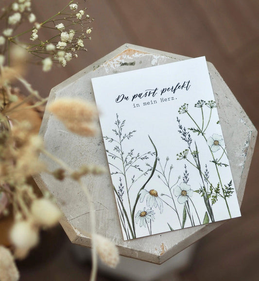 Postkarte "Wiesenblumen"