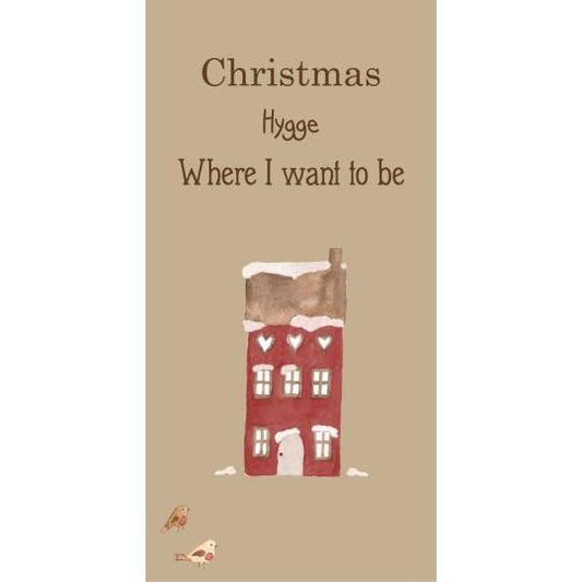Serviette mit Haus "Christmas Hygge Where I want to be"