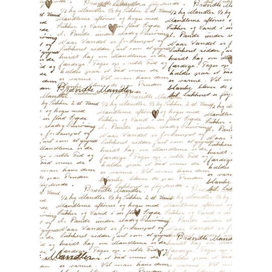 Papierrolle mit Text Brändte Mandler 5 m/Rolle