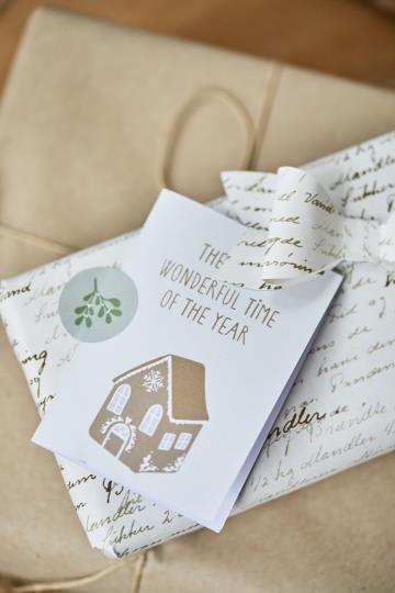 Weihnachtskarten doppelt Set "My Nostalgic Christmas"