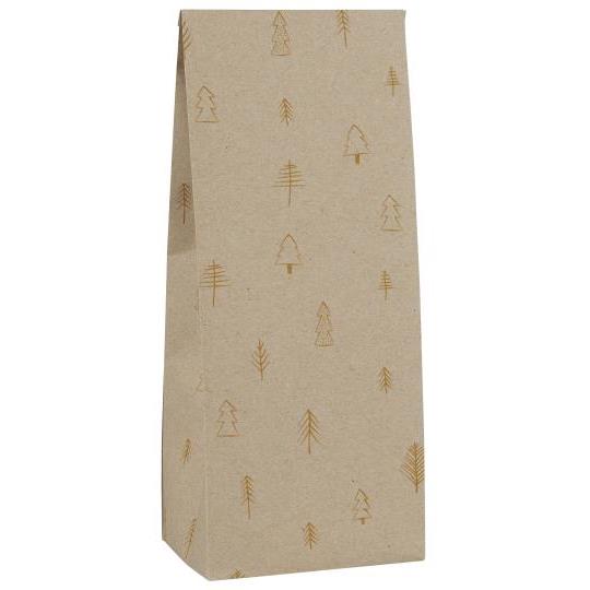 Buntfalttüte "golden forest" Kraftpapier mit Golddruck