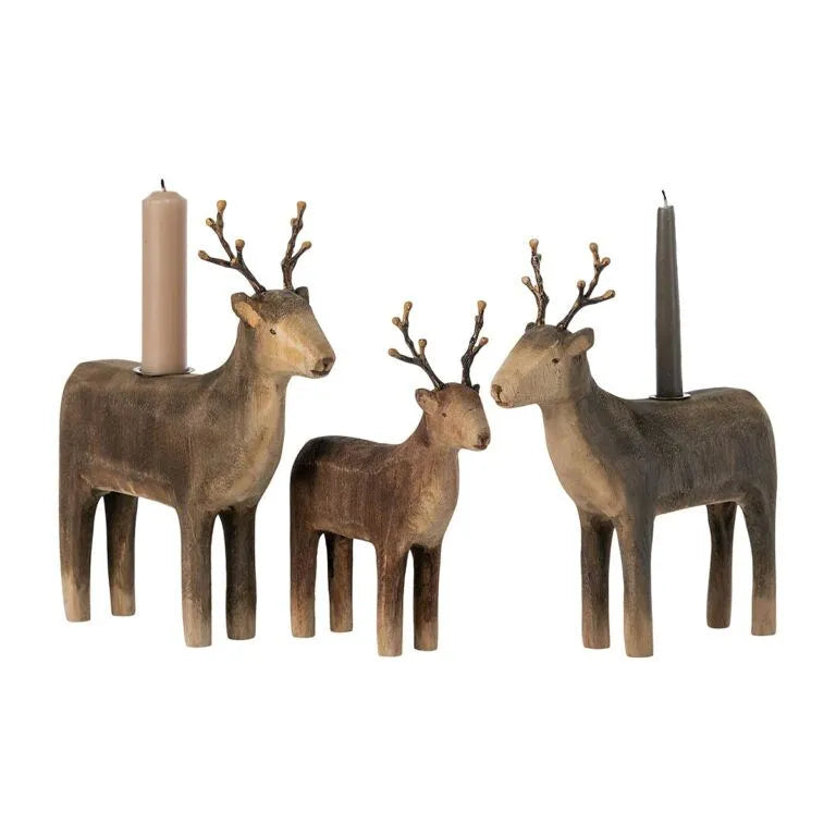 Maileg Rentier, Holz / Metall, 16x13cm - athomewithpaula