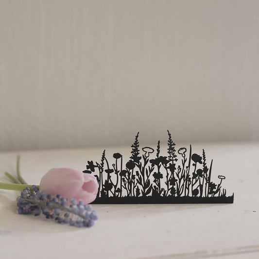 Blumenwiese schwarz - athomewithpaula