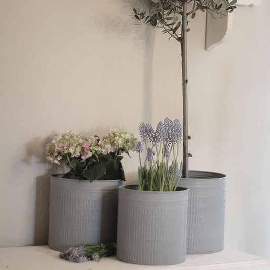 Zinktöpfe im 3er Set - athomewithpaula