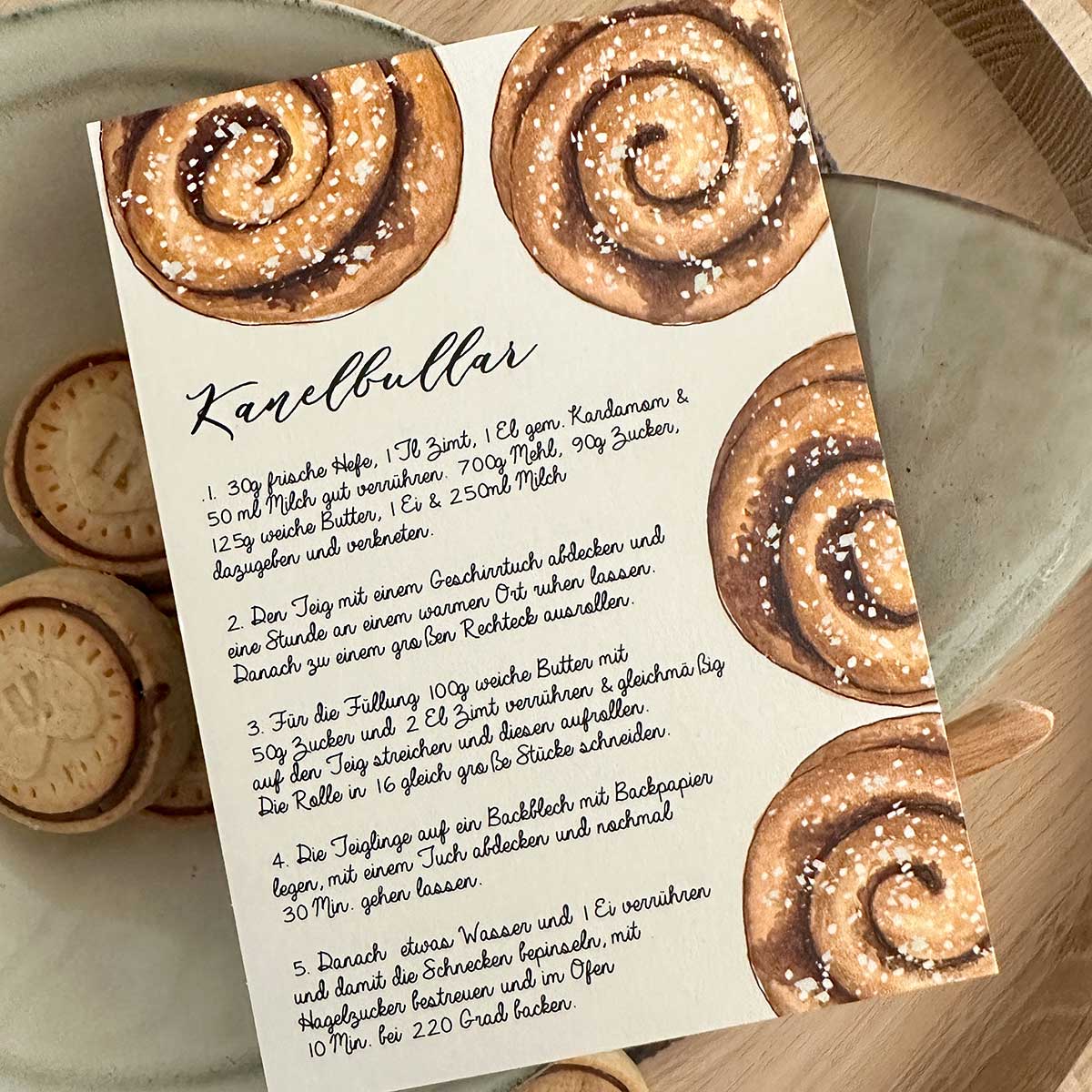 Postkarte A6 "KANELBULLAR" - athomewithpaula