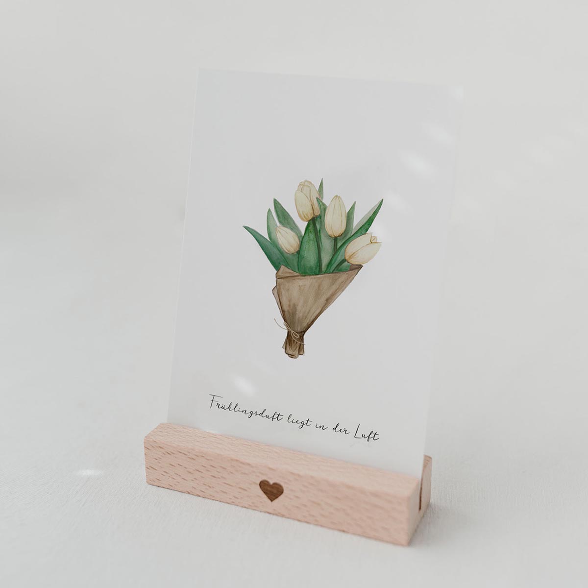 Osterkarte Tulpen - athomewithpaula