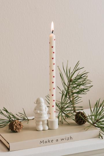 Weihnachtsmann Kerzenhalter
