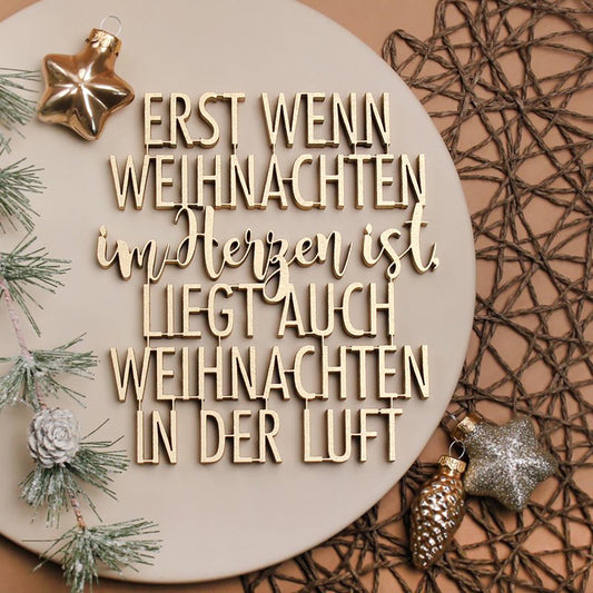 Erst wenn Weihnachten im Herzen ist, liegt auch Weihnachten in der Luft - athomewithpaula