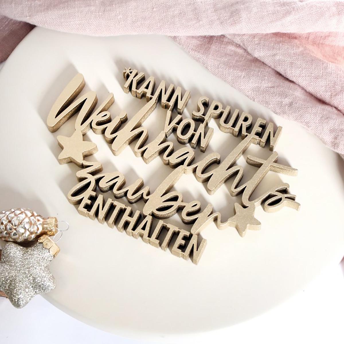 Kann Spuren von Weihnachtszauber enthalten - Gr. M - athomewithpaula