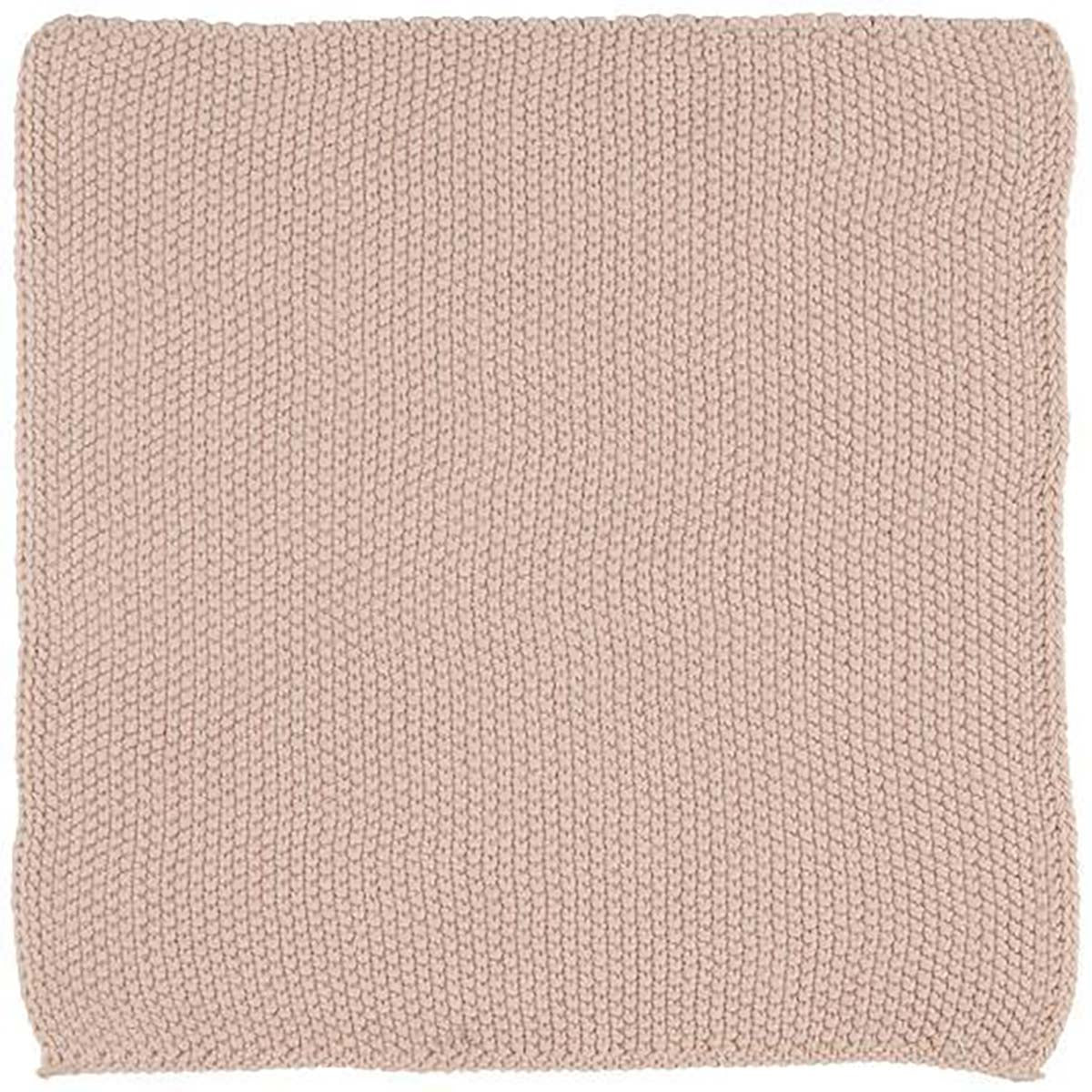 Spüllappen Mynte coral almond gestrickt - athomewithpaula