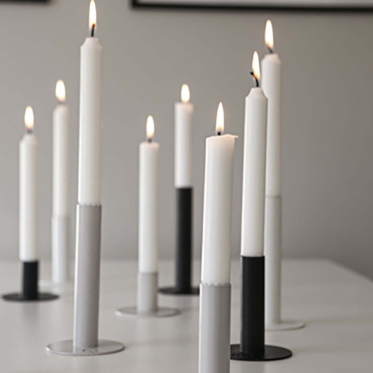 Ektorp - Kleiner schwarzer Kerzenhalter - athomewithpaula