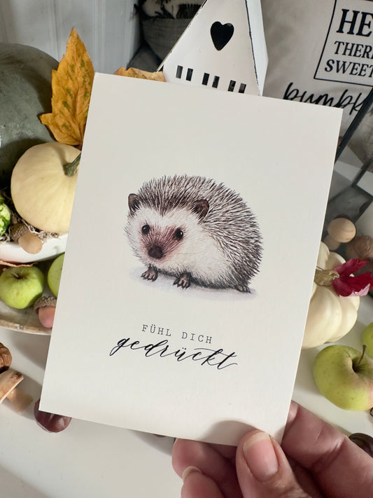 Postkarte A6 "IGEL"