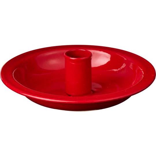 Kerzenhalter rot für dünne Kerze