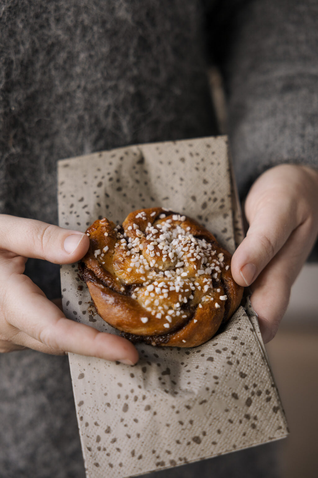 Serviette - Spräcklig