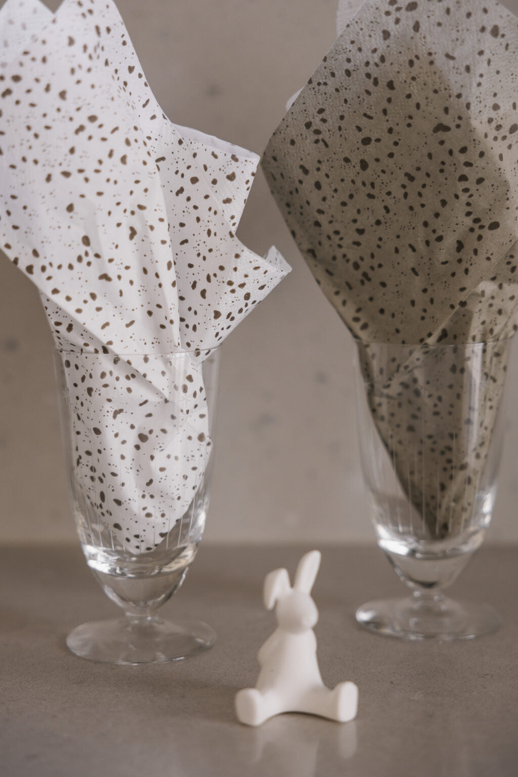 Serviette - Spräcklig