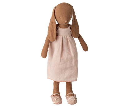 maileg Hase, Größe 3 - Schokoladenbraun- Kleid und Schuhe - athomewithpaula