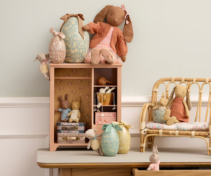 maileg Hase, Größe 2 - Cremegelb- Gestricktes Kleid - athomewithpaula
